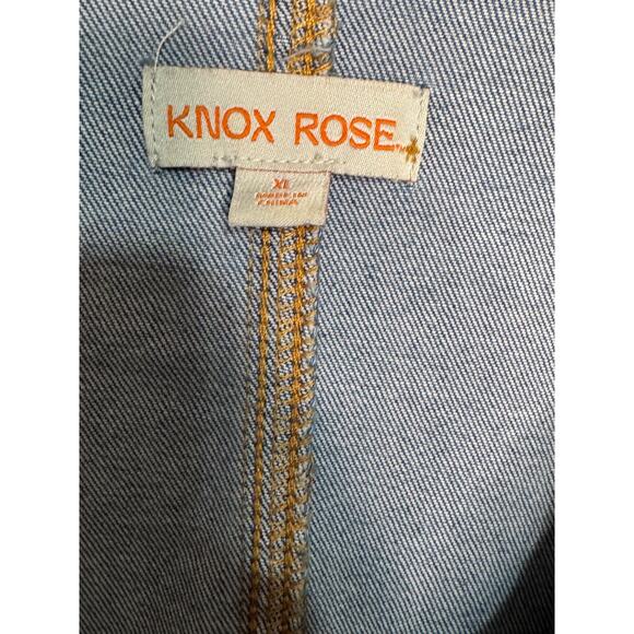 Knox Rose Denim Jean Utility Jacket Size: XL - Picture 3 of 4